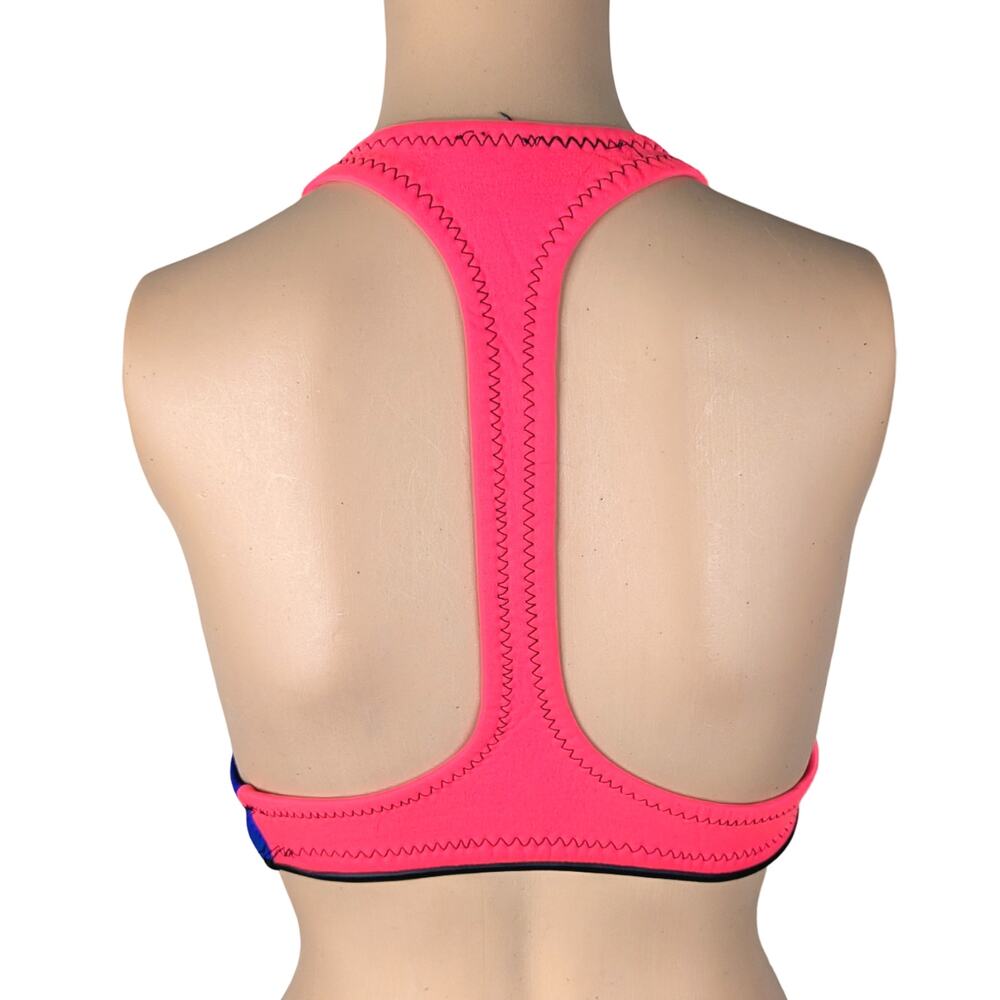 Vintage 80s Jet Pilot Neoprene Scuba Bikini Set High Cut Surf Swimsuit Top S - Picture 7 of 13